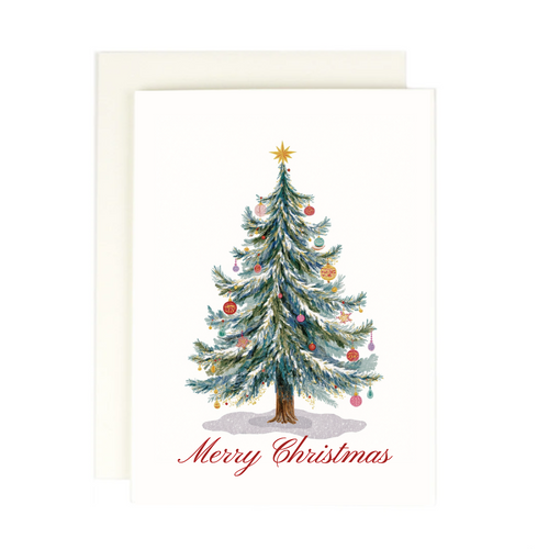 Christmas Tree Holiday Greeting Card