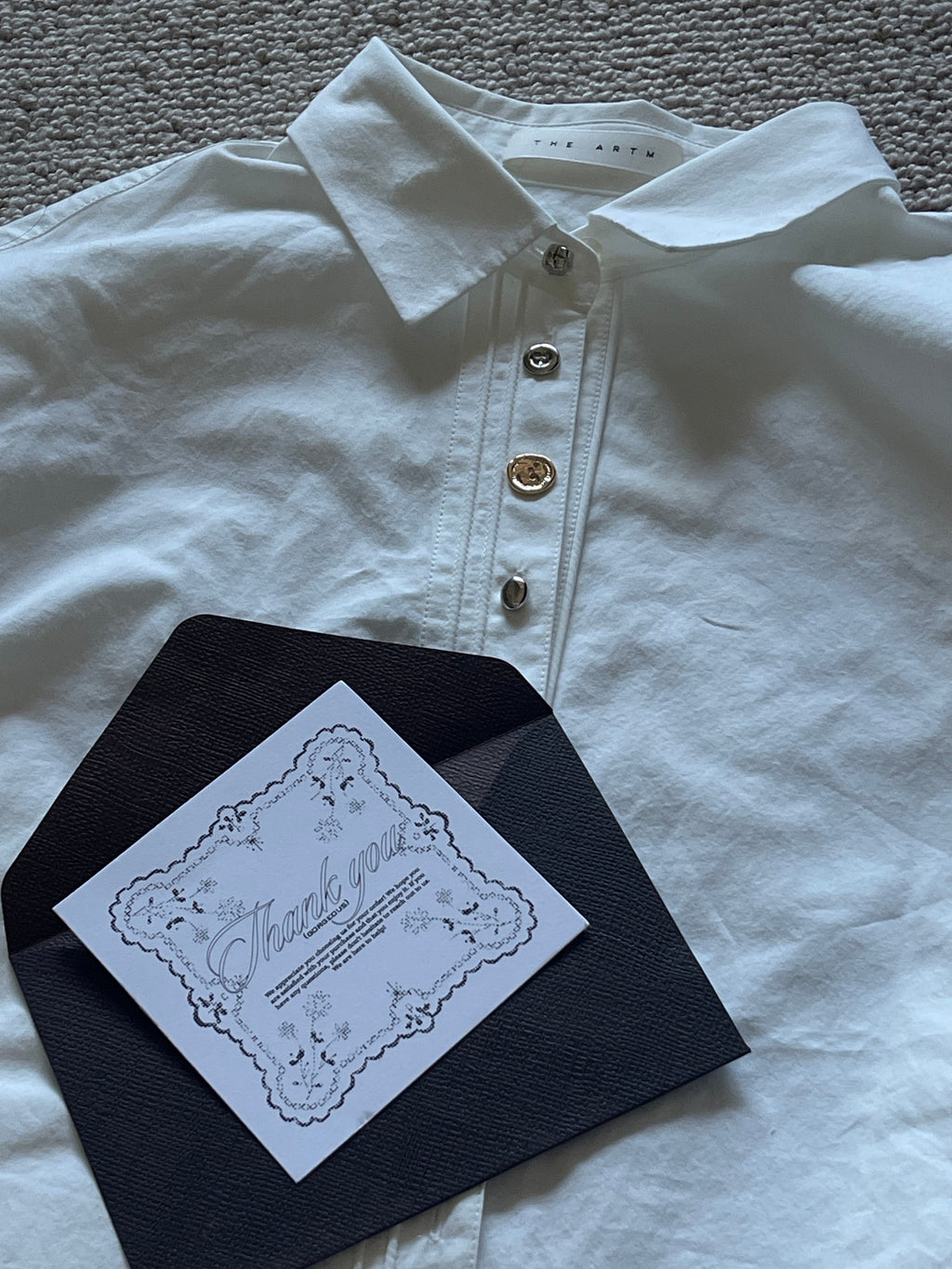 Thank You card with envelope