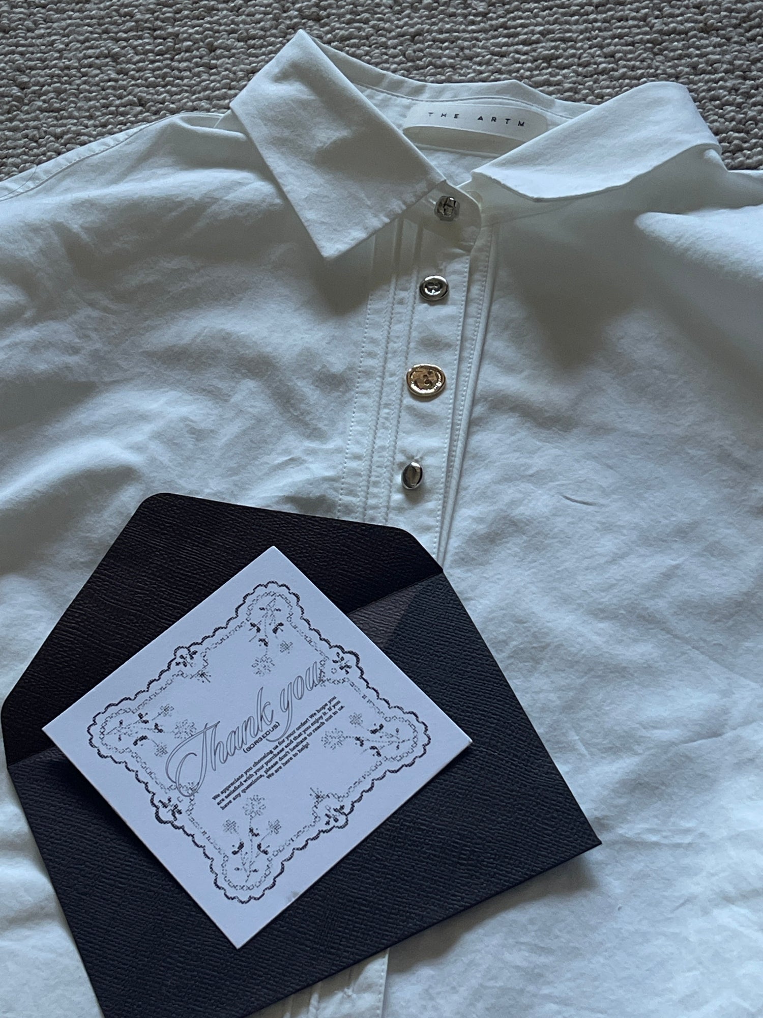 Thank You card with envelope