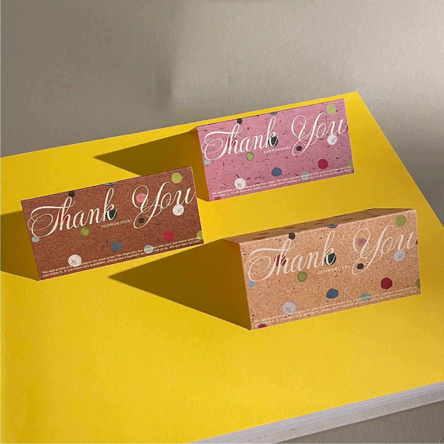 thankyou header cards for small business