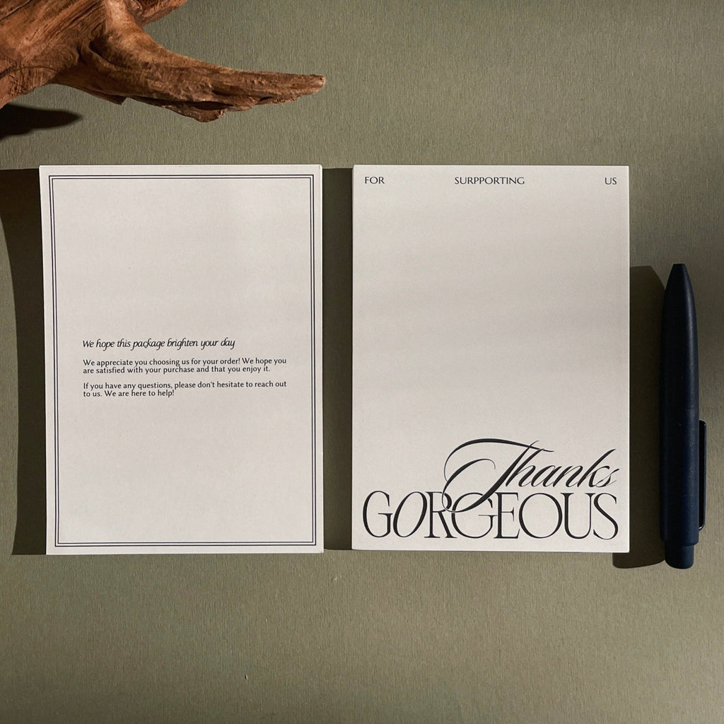 thankyou cards for small business