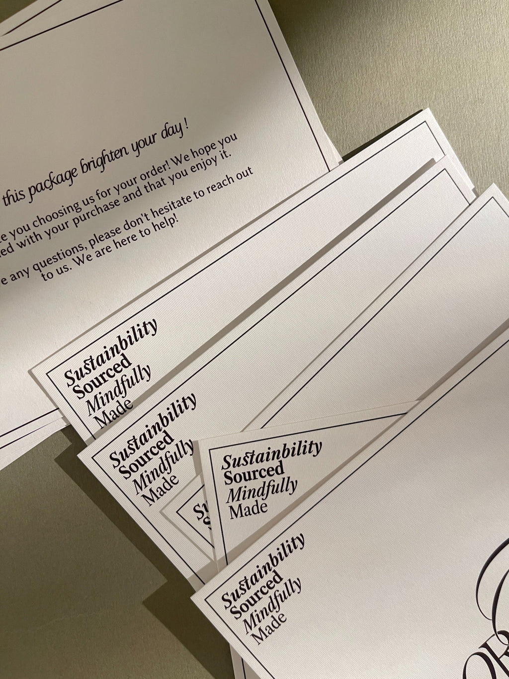 thankyou cards for small business