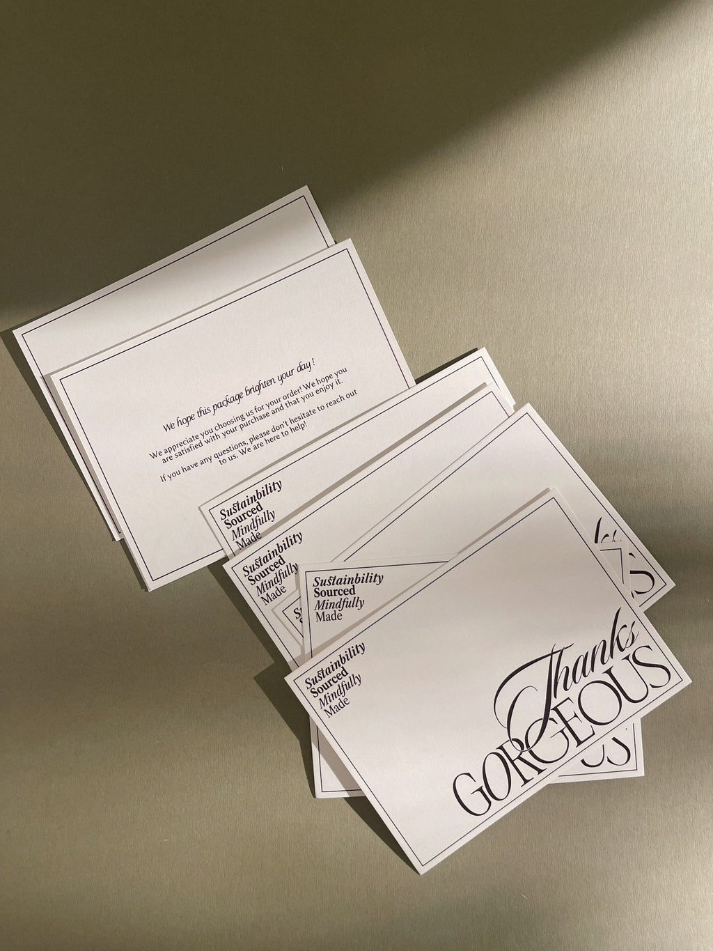 thankyou cards for small business