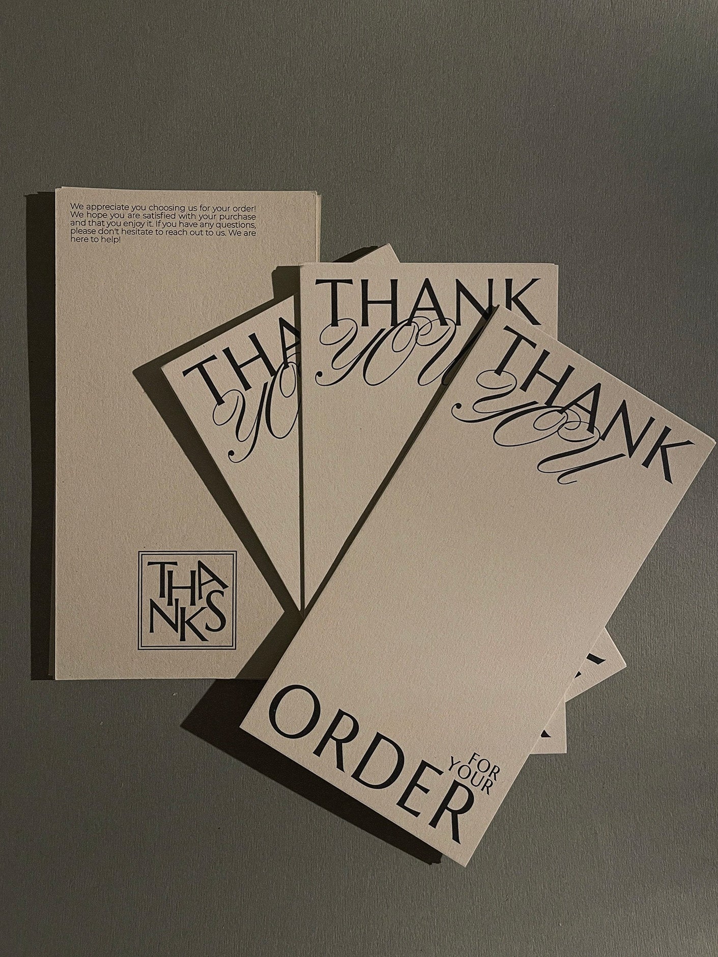 thankyou cards for small business